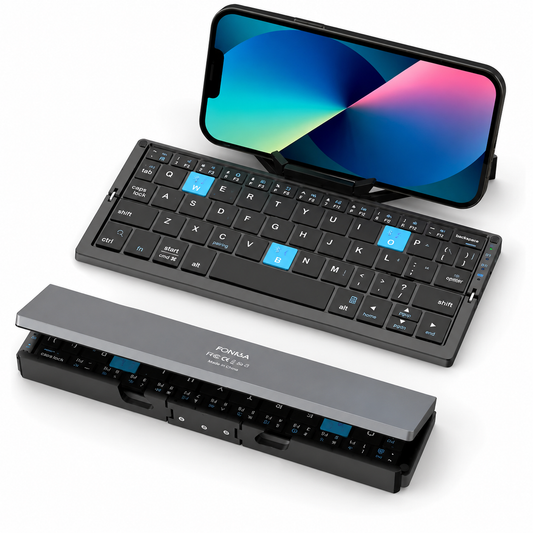 Portable Bluetooth Foldable Mini Keyboard